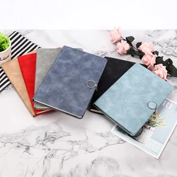 Carnet de notes A5 à boucle ronde pour bureau, carnet de réunion en PU, papeterie pour étudiant, Agenda, planificateur, carnet de croquis, journal intime, 2022 