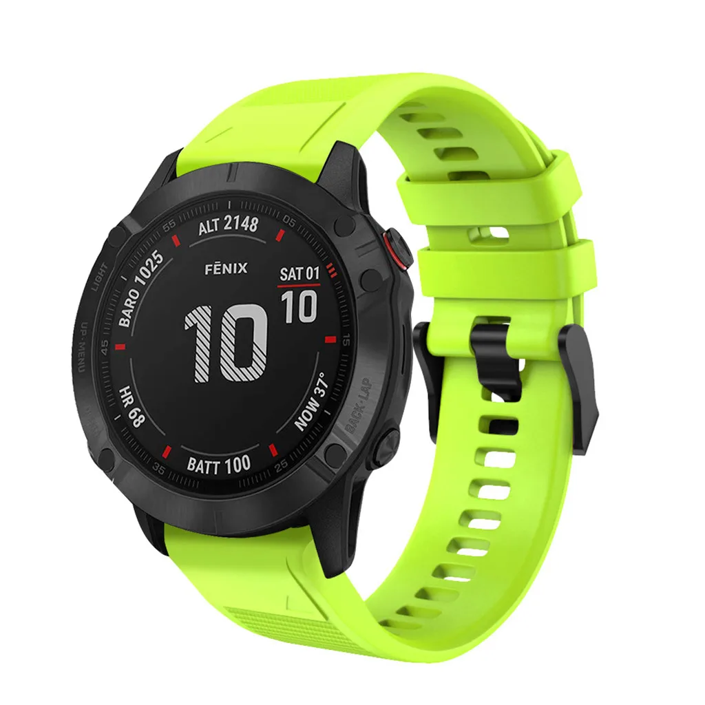 Силиконовый ремешок для часов с быстросъемным ремешком для Garmin Fenix 6X/Fenix 6XPro