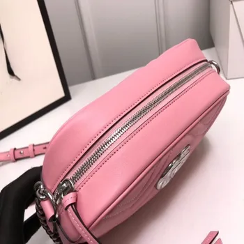 

Spring 2020 Luxury casual designer women shoulder Messenger bag sheepskin handbag women's leather shoulder bag