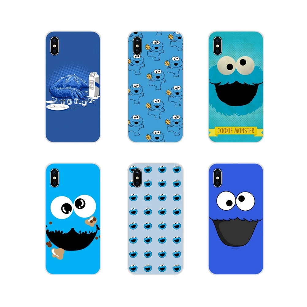 Funny Cartoon Cookie Monsters Accessories Phone Cases Covers For Huawei Mate Honor 4C 5C 5X 6X 7 7A 7C 8 9 10 8C 8X 20 Lite Pro | Мобильные