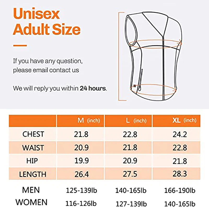 Winter Heated Vest Jacket for men women 5/8 Areas Jacket Heated Heating Warmer USB Tactical Jacket Thermal Vest Body Waistcoat 4
