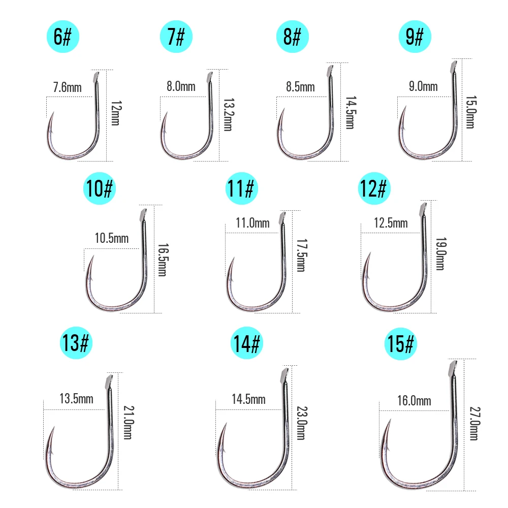 10 Packs/lot Mustad Fishing Hook 13004 Non-barb Hook 2#-9# Offshore Angling  Sea Medium Big Fish 9-10pcs/pack Fishing Tackle - Fishhooks - AliExpress