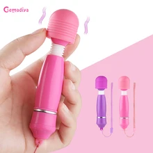 Мини-массажер для всего тела Массажер МОЩНАЯ ВИБРАЦИЯ вибрирующий Волшебный жезл Массажер релаксации инструмент Для женщин игрушки для взрослых для отдыха