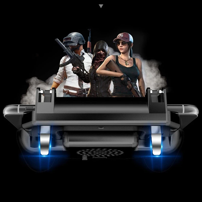  Pubg Mobile Phone Game Controller Joystick Cooling Fan Gamepad For Android Ios