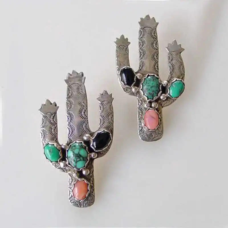 Earrings Cute Cactus Plant Ear Studs Jewelry for Women Wedding Gift | Украшения и аксессуары
