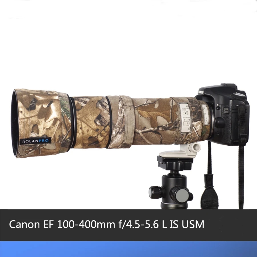 Bande De Camouflage Pour Objectif Photo - Universelle, Motif Camouflage, Cache Objectif