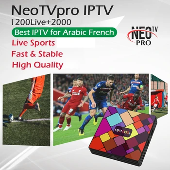 

HK1cool Android 9.0 TV Box 4GB/64GB RK3318 2.4G 5G Dual WiFi 4K Set Top Box+NeoTV pro IPTV Subscription French Arabic UK IPTV