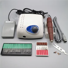 Мощный 210 65 Вт микромотор 45000 об/мин 102LN наконечник Электрический аппарат для маникюра дрель для педикюра пилка для ногтей оборудование для дизайна ногтей