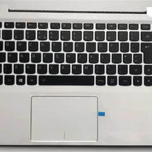 Совершенно аппарат не Привязанный к оператору сотовой связи для lenovo U31-70 500S-13ISK чехол для ноутбука Упор для рук с британский английский Клавиатура белый и черный корпус