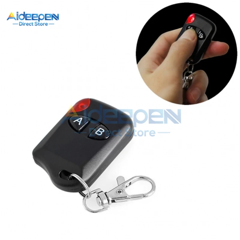 

DC 12V 433MHz 2 Channel RF Wireless Remote Control Transmitter For Garage Roller Curtain Door Locks Smart Home Improvement