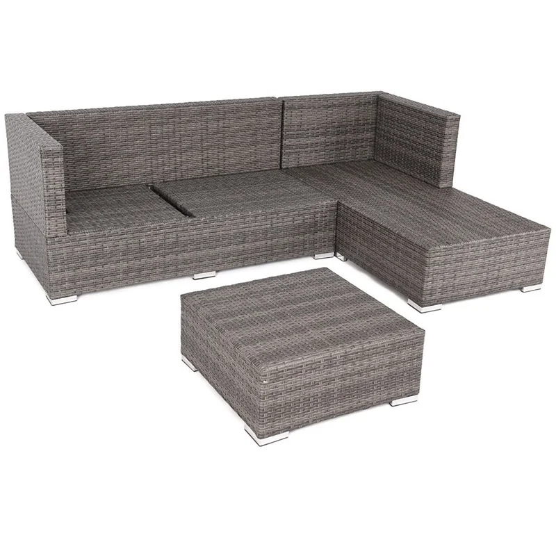 3 Pcs Steel Frame Adjustable Seat Rattan Wicker Sofa High Quality Garden Outdoor Furniture Set HW58279+ 3 Pcs Steel Frame Adjustable Seat Rattan Wicker Sofa High Quality Garden Outdoor Furniture Set HW58279+