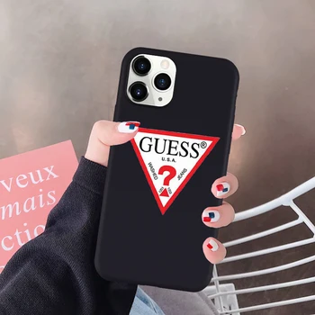 Перейти на Алиэкспресс и купить Мягкий силиконовый чехол для iPhone XS MAX 11 Pro 7 SE 2020 XR X 8 6Plus, спортивный брендовый чехол