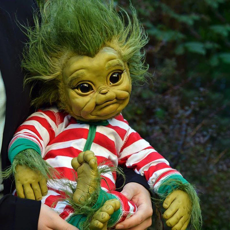5 Styles Silicone Jouet Bebe Grinch Peluche Jouet Realiste Dessin Anime Poupee Noel Simualtion Peluche Poupee Enfants Vrais Cadeaux D Anniversaire Aliexpress