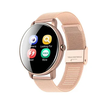 

ONEVAN 1.3inch Full Touch Women Smart Watch Heart Rate Message Reminder Fitness Tracker Android IOS Men Smartwatch Gift for Girl