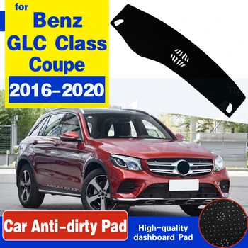 

For Mercedes Benz GLC Class Coupe X253 C253 Anti-Slip Mat Dashboard Sunshade Dashmat Carpet Accessories 2016 2018 GLC300 200 220