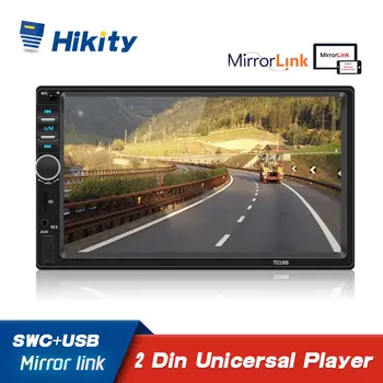 

Hikity 2 din Car Radio 7" Car Multimedia Player Mirror Link Autoradio Universal For Volkswagen Nissan Hyundai Kia toyota