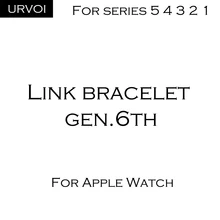 URVOI ремешок для apple watch link браслет серии 5 4 3 2 1 ремешок для iWatch Высокое качество нержавеющая сталь регулируемый ре