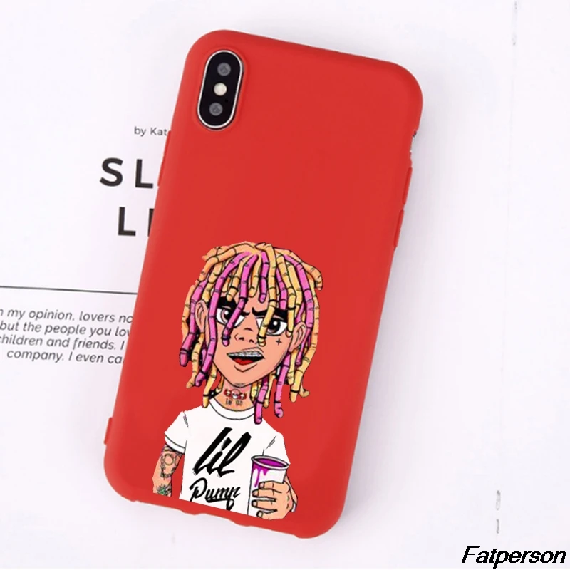 Lil Peep hellboy Life is Beautiful Cry Baby Красный Мягкий силиконовый чехол из ТПУ для iPhone X XR XS MAX 5 5S