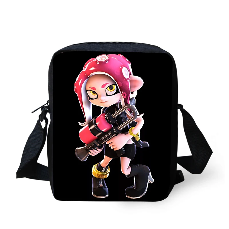 CDGX1161E Игра Splatoon 2 студента Школьный рюкзак, набор/комплект из 3 предметов для мальчиков и девочек с яркими рисунками из мультфильма про динозавров ортопедический рюкзак для малышей Детский блокнот портфель рюкзак - Цвет: CDGX1161E