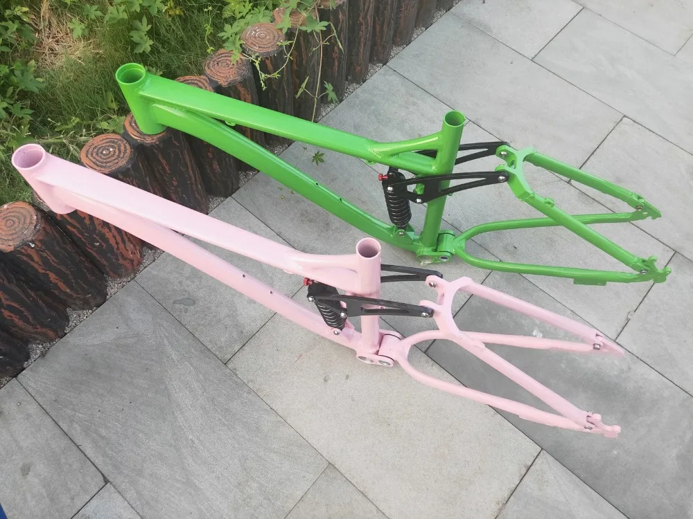 Discount Sot-tail frames  190mm travel  bicycle  frame  27.5X17 mountain  bike frame   27.5X1.75-2.1 3
