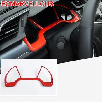 

Control System Gear Outlet Air Conditioner Automobile Chromium Decorative Car Styling Modification 16 17 18 19 FOR Honda Civic