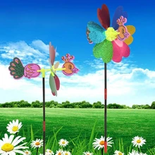 Павлин пайетки для поделок ветряная мельница ветер Spinner домашний сад двор декоративные Детские игрушки Y4UD