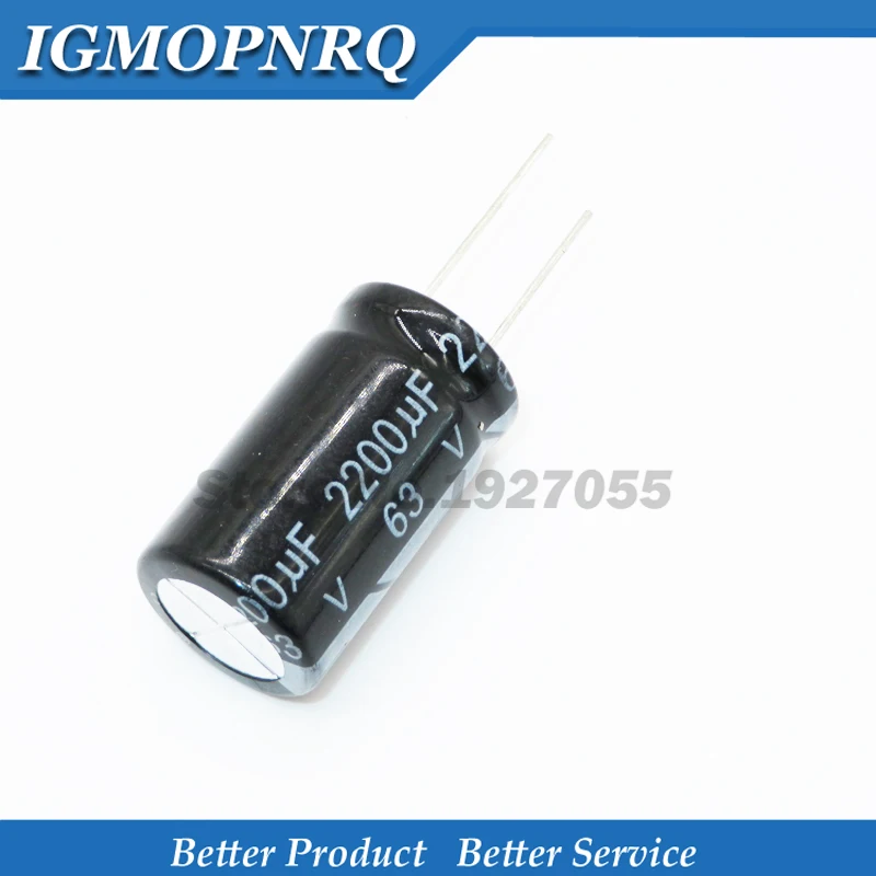 Новый электролитический конденсатор 5 шт. 63v2200uf 18*31 63 в 2200 мкФ 18x31 | Электронные