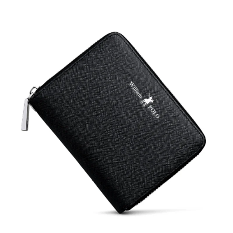 Williampolo anti-theft brush 30 card organ men and women card package anti-degauss rfia genuine leather credit set wallet