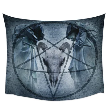 

Baphomet Sheep Evil Wall Hanging Wall Decor Tapestries Wall Decor Tapestry Blanket Curtain Bedding Sheet Window Curtain Table