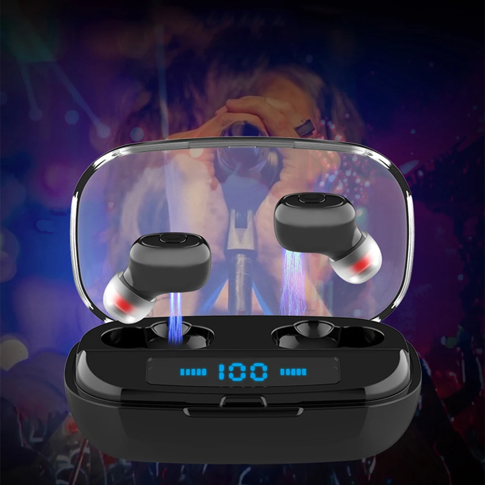 Беспроводные наушники FDBRO Xi10s TWS Bluetooth 5,0, водонепроницаемые наушники с шумоподавлением, 3000 мАч, зарядная коробка, бинауральные наушники