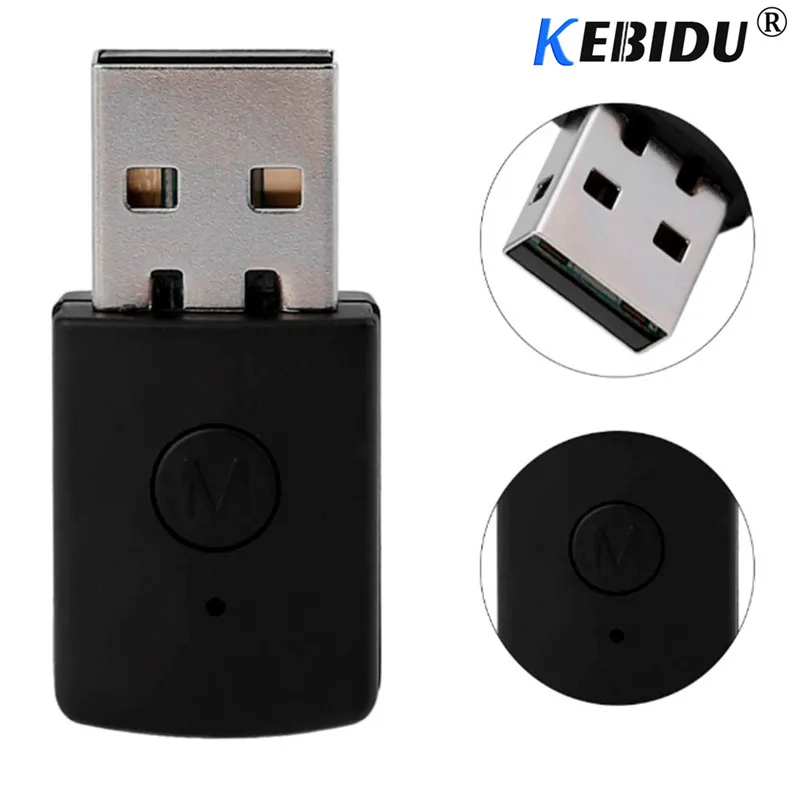 Kebidumei 3,5 мм Bluetooth 4,0 EDR usb-адаптер USB адаптер для PS4 Стабильная производительность Bluetooth наушники