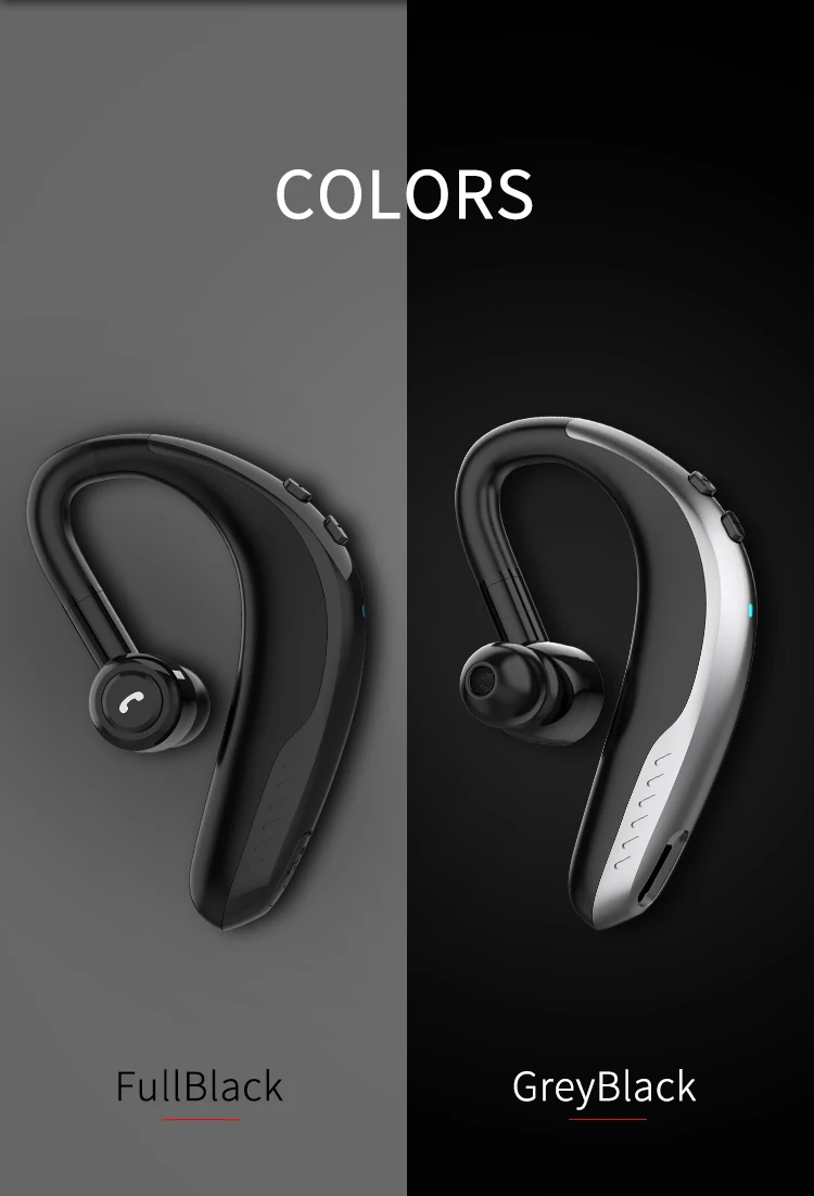 IPUDIS 5,0 Быстрая зарядка Bluetooth наушники крюк беспроводная гарнитура Handfree 190 мАч с микрофоном