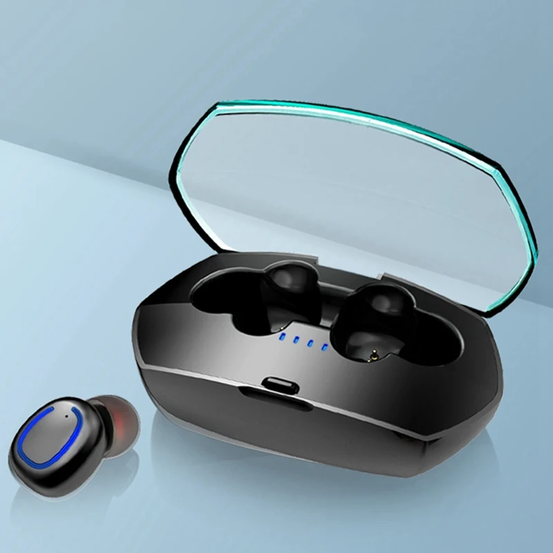 Настоящие наушники Bluetooth 5,0 фирменные наушники беспроводные наушники TWS наушники с зарядным устройством для Android