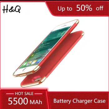 薄い超薄型外部バックアップバッテリ充電器ケース8 7 6 6sプラスpowerbank充電ケースカバーiphone 6 6s 7 8