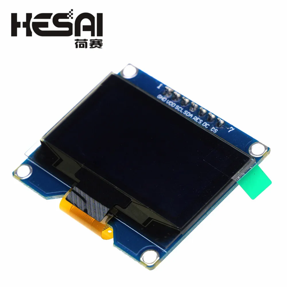 1 54 дюйма белый OLED дисплей модуль 128x64 SPI интерфейс экран плата 3 5 в UART для arduino Diy