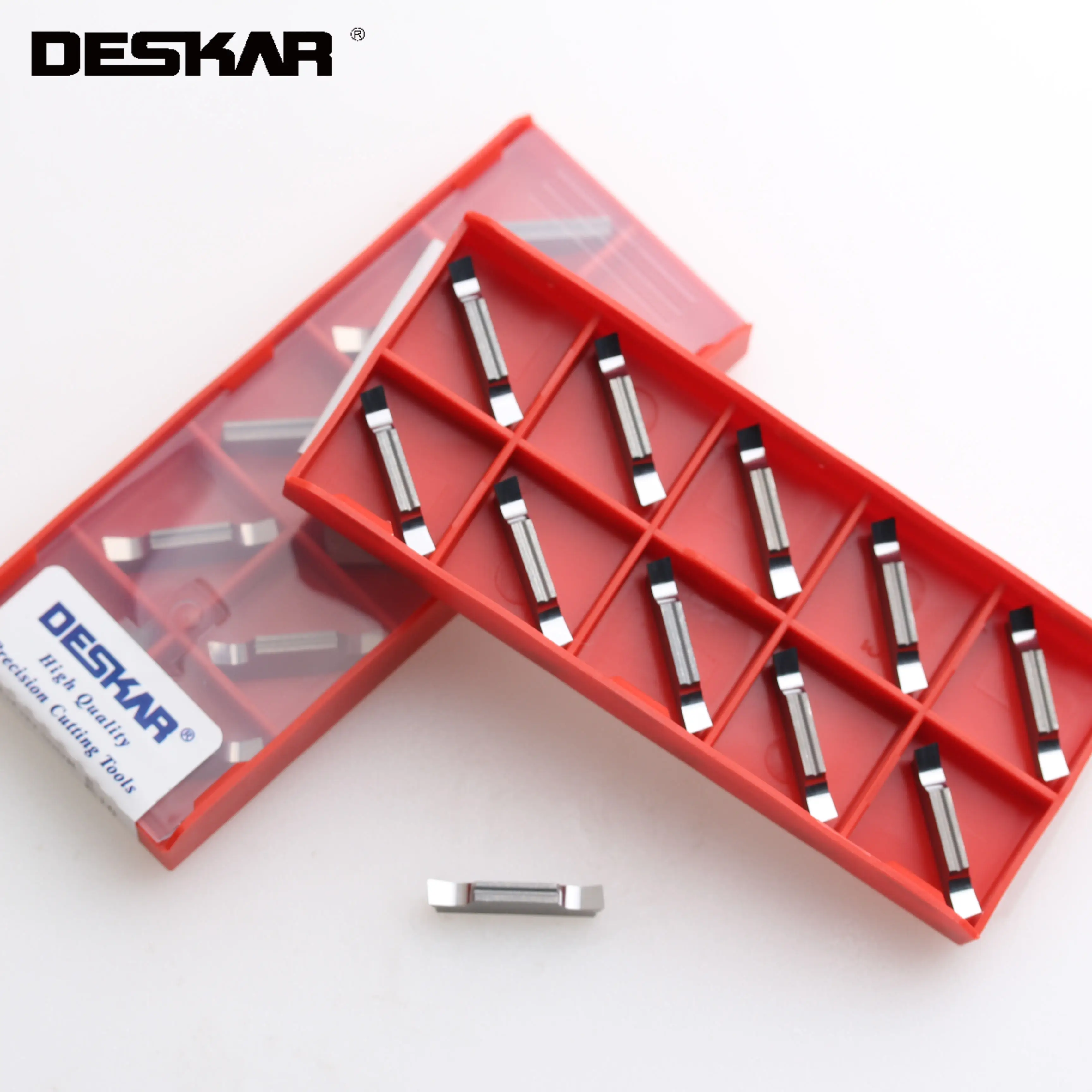 

10 шт. DESKAR MGGN150 200 250 300 Φ K10 токарный резец с ЧПУ, резец, карбидные вставки, прорезные лезвия для алюминия