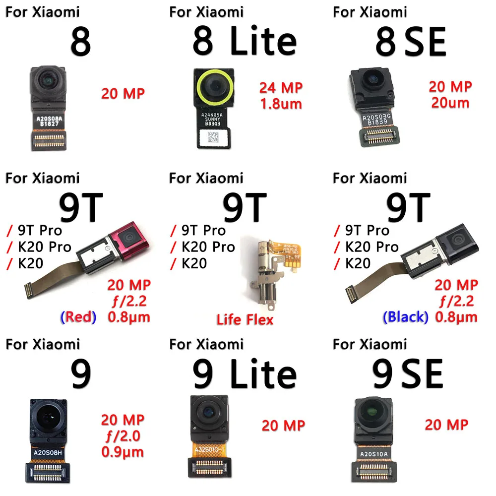 Модуль гибкий для фронтальной камеры кабель подъема двигателя Xiaomi Mi 8 9 Lite 9SE 8SE SE 9T