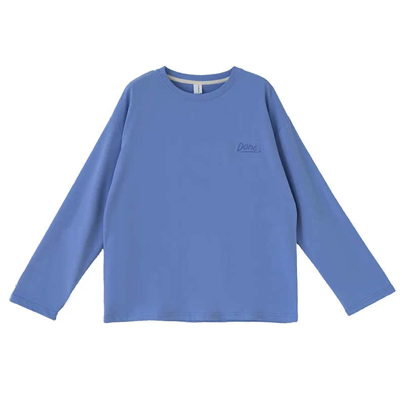 Autumn Winter Shirts Women Long Sleeve Letter Graphic Japanese Style Cotton Soft Comfortable Loose Plus Size Tops Y2k Clothing