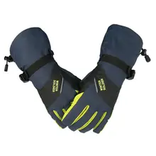 Зимние перчатки для катания на мотоцикле, лыжах, водонепроницаемые, ветрозащитные, для мужчин и женщин, с сенсорным экраном, теплые рукавицы для верховой езды, альпинизма