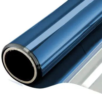 

5M Self-Adhesive Mirror Window Film One Way Privacy Tint Anti UV Heat Control Sun Block Solar Reflective Sticker for Office Home