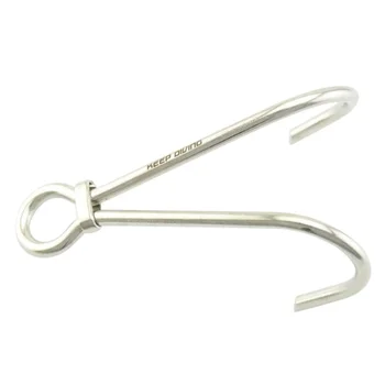

Diving reef hook stainless steel diving safety double hook quick release hook outdoor underwater sports accessories outdoor