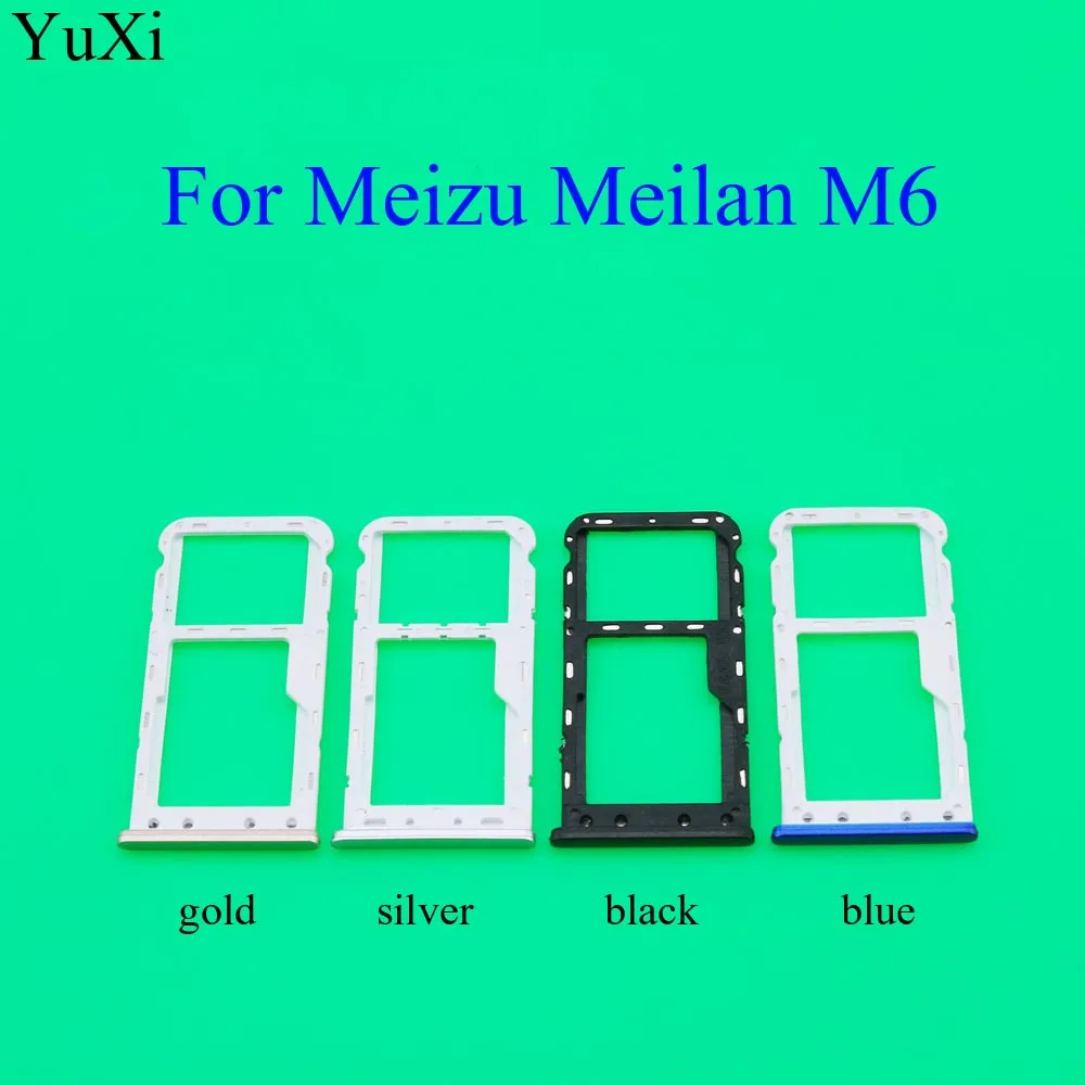 YuXi для Meizu M6 M5/m5 держатель лотка для sim-карты Micro SD слот заменитель адаптера