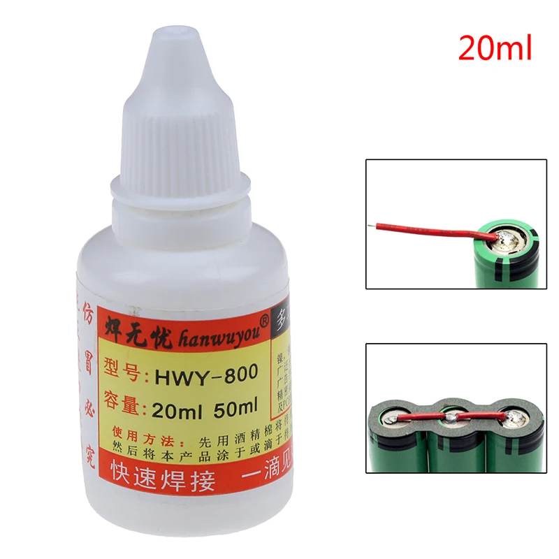 1PC 20ml Stainless Steel Liquid Flux Soldering Paste Flux Liquid Solders Water Durable Liquid Solders Drop Shipping 1pc hwy 800 50ml stainless steel liquid flux welding solder paste flux durable soldering liquid solders for rapid welding