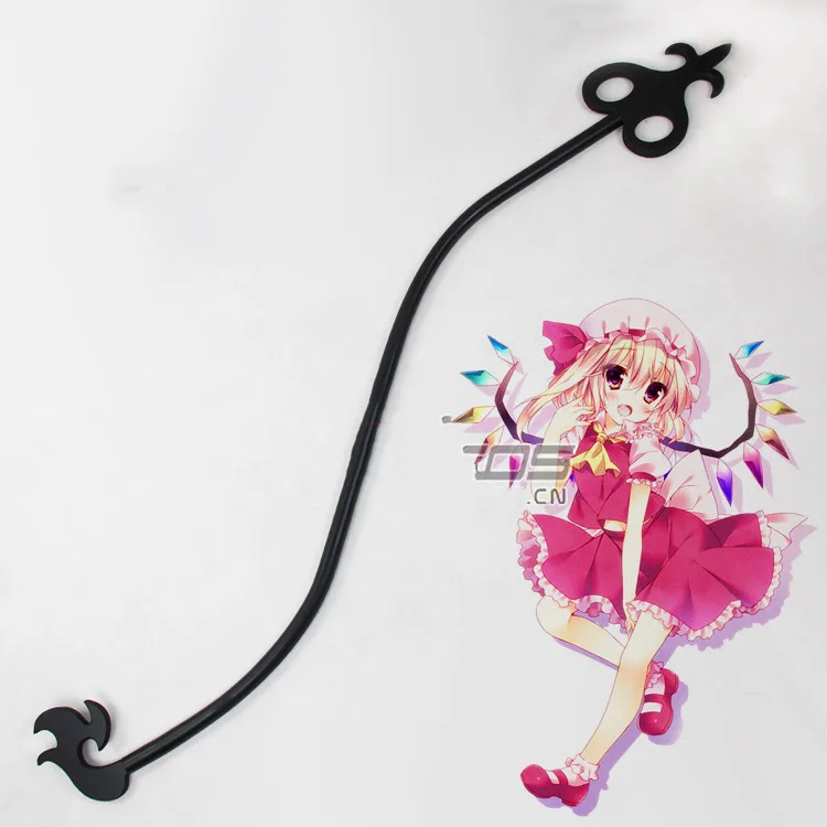 Аниме Touhou Project Flandre Scarlet косплей реквизит ПВХ оружие трости для Хэллоуина