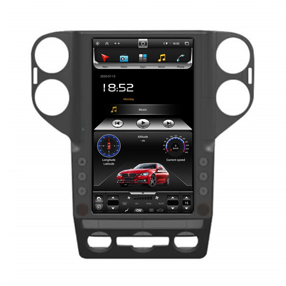 Автомобильный GPS Nvigation сенсорный экран для Volkswagen VW Tiguan 2010 + dvd плеер мультимедиа