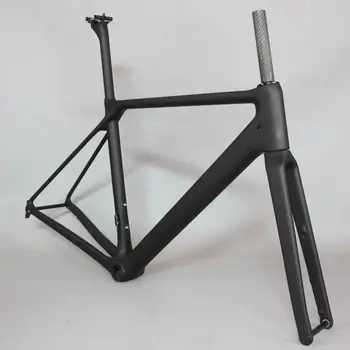 

NEW Carbon Flat Mount Disc Brake Road Bike Frame Bicycle Frameset Axle thru New EPS technology T1000 carbon