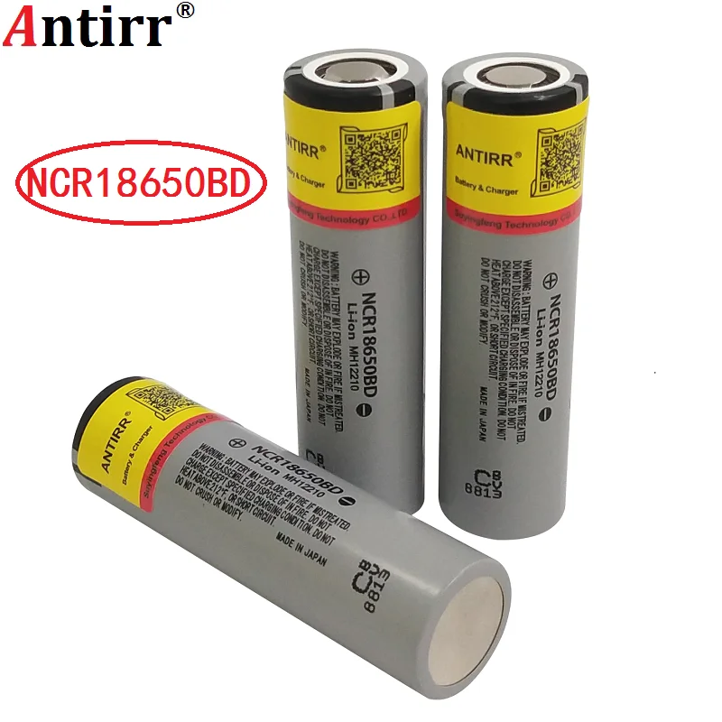 4 шт./лот подлинный оригинальный аккумулятор для Panasonic NCR18650BD 3200mah 10A 3 7 V