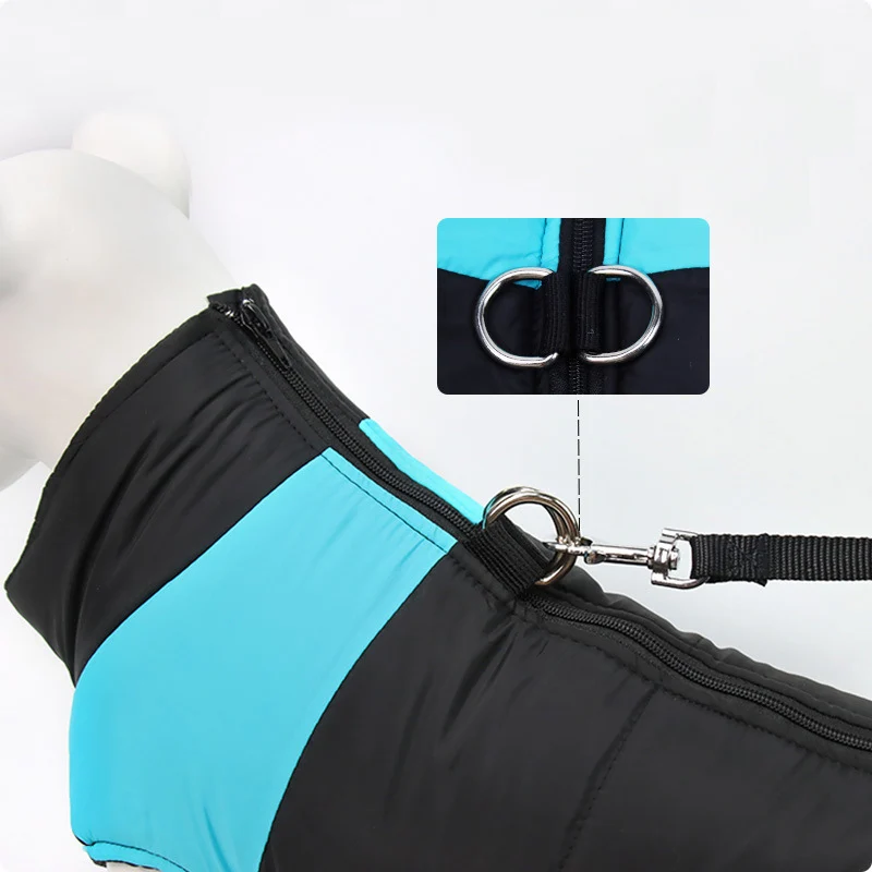Winter Pet Clothes Small Medium Large Dog Coats Puppy Padded Jackets Pug French Bulldog Warm Fleece Vest Clothes Dog Costumes