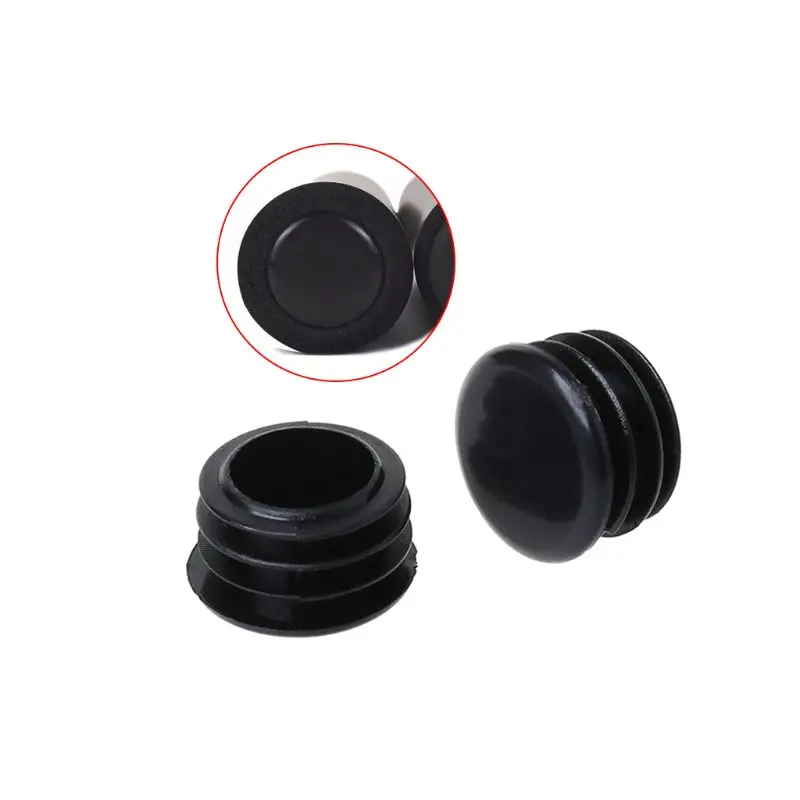 Cheap 2 Pcs/Set Bicycle Handlebar Cap Plug Dustproof Grips End Bar Plugs Plastic Stopper MTB Bike Parts Universal Mountain Bikes Acces 1