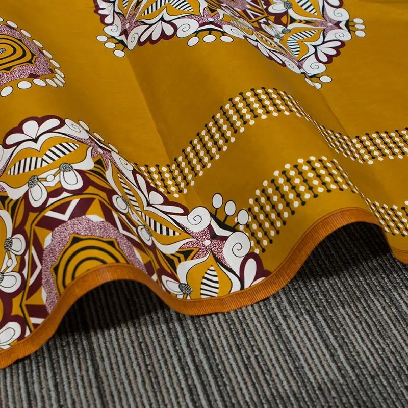6 ярдов голландская вощеная ткань нигерийская Анкара восковая ткань высокого качества африканский батик печатная ткань для свадебного